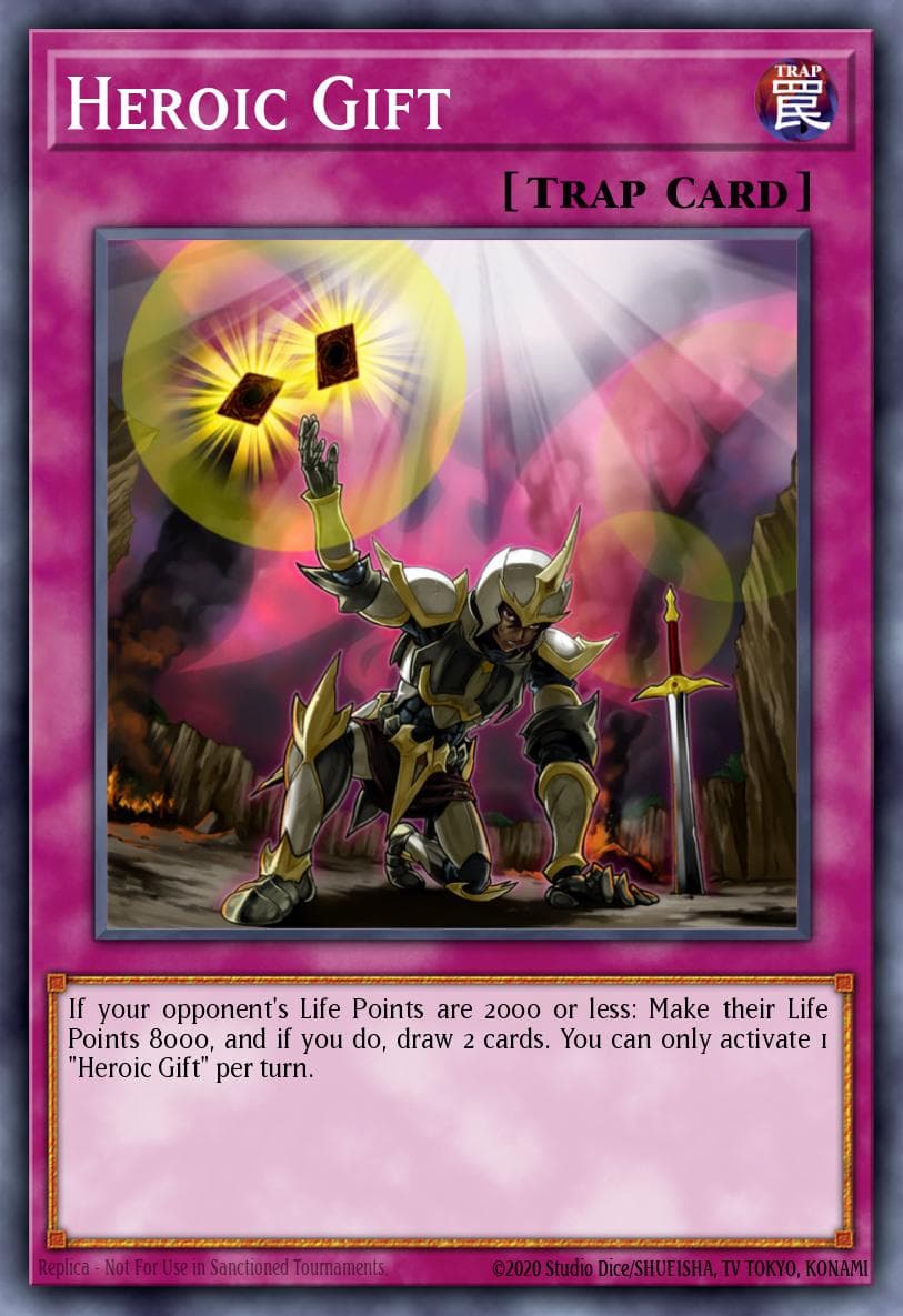 Carte Yu-Gi-Oh! Heroic Gift #068 — Abyss Rising