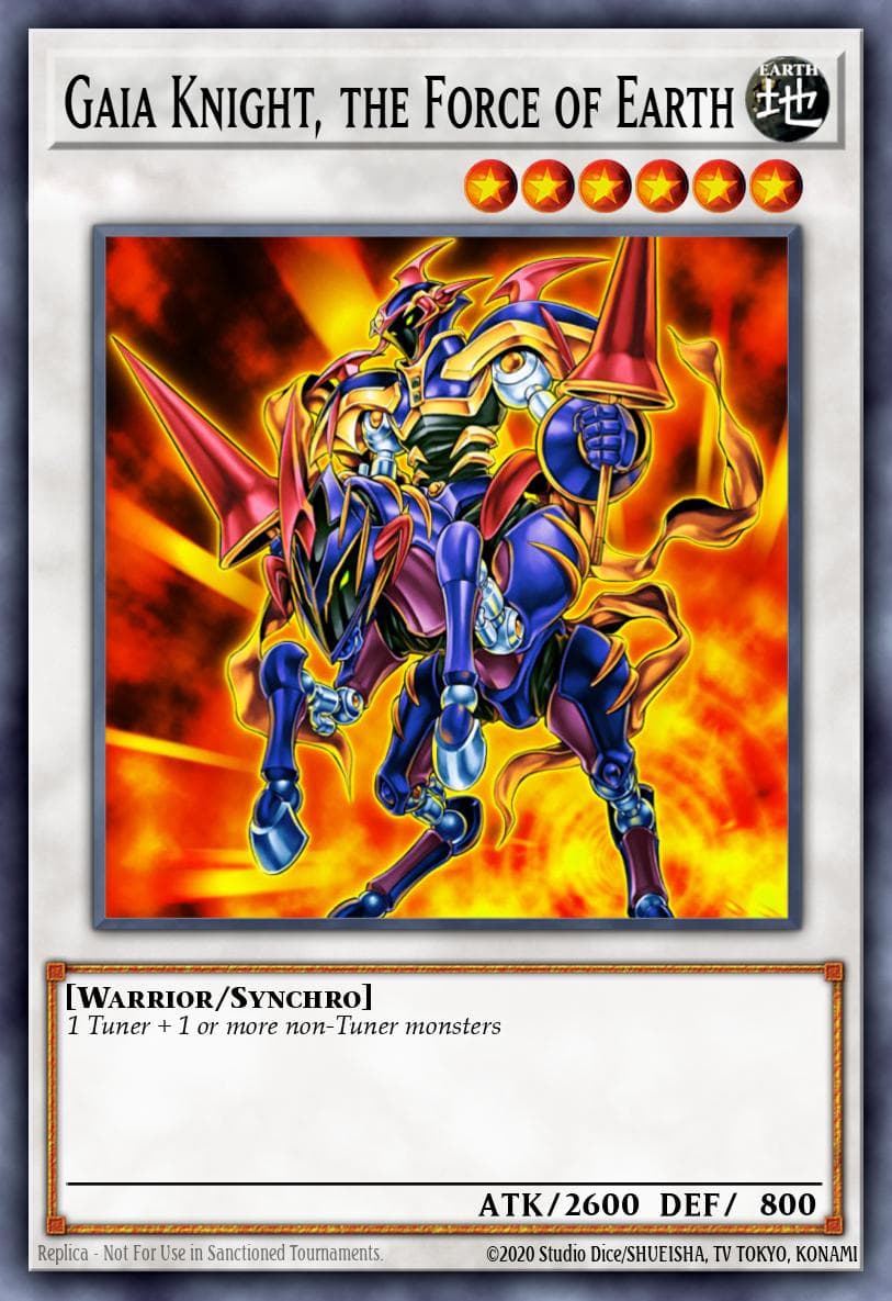 Carte Yu-Gi-Oh! Gaia Knight, the Force of Earth #042 — Starter Deck: Yu-Gi-Oh! 5D's