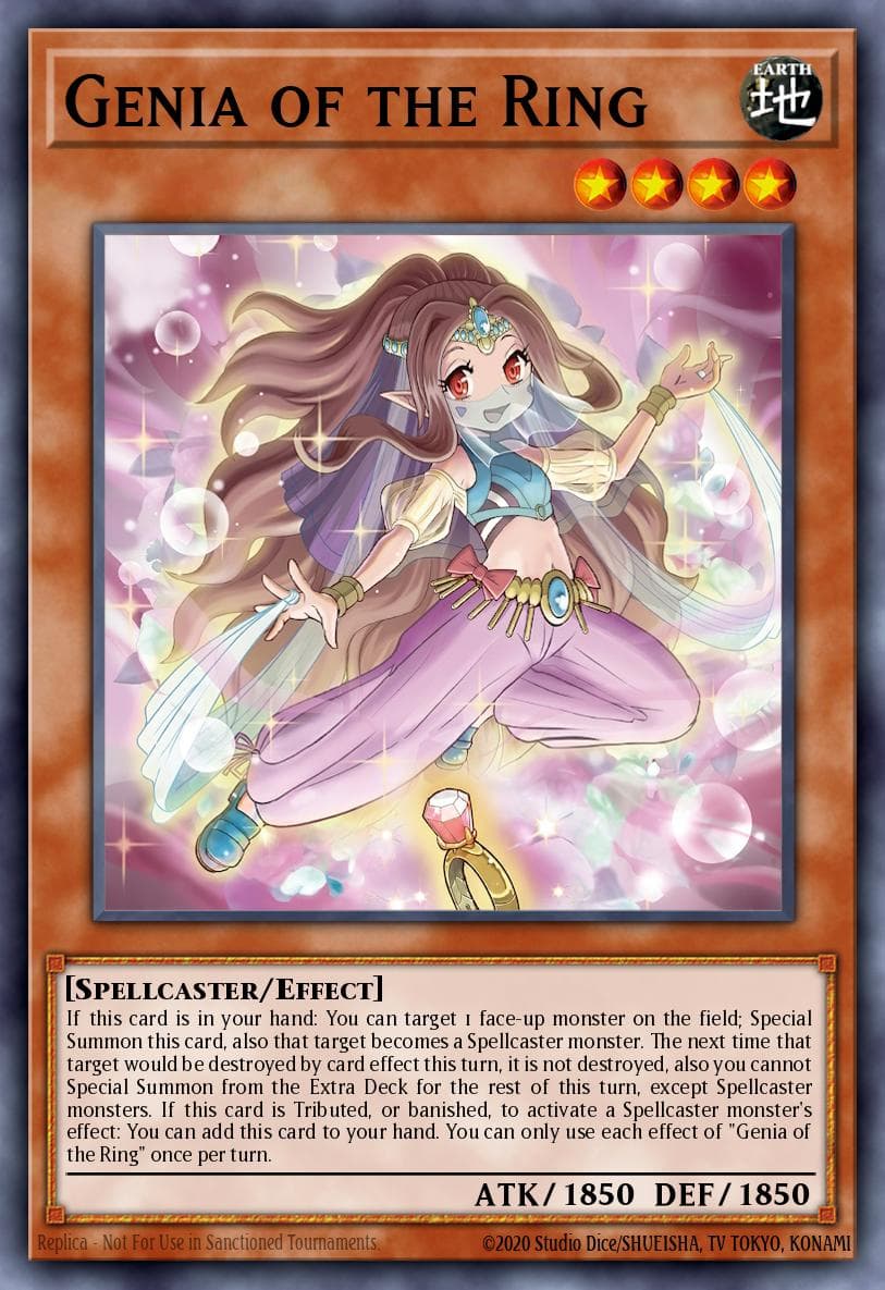 Carte Yu-Gi-Oh! Genia of the Ring #085 — Blazing Dominion