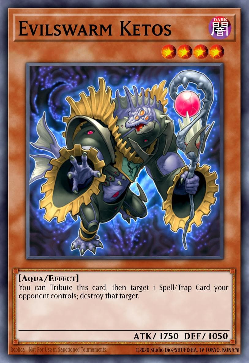 Carte Yu-Gi-Oh! Evilswarm Ketos #098 — Battle Pack 3: Monster League