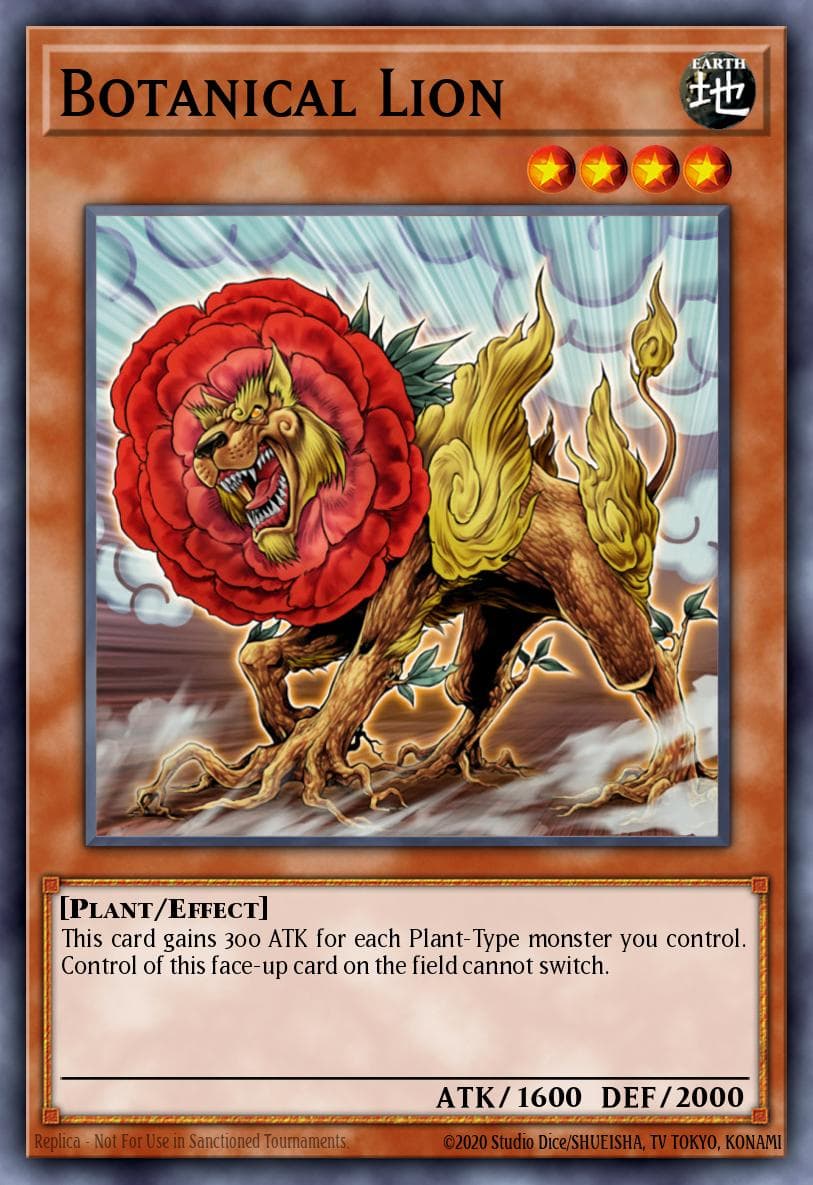 Carte Yu-Gi-Oh! Botanical Lion #145 — Battle Pack: Epic Dawn