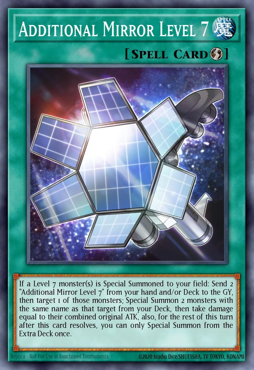 Carte Yu-Gi-Oh! Additional Mirror Level 7 #047 — Battles of Legend: Monstrous Revenge