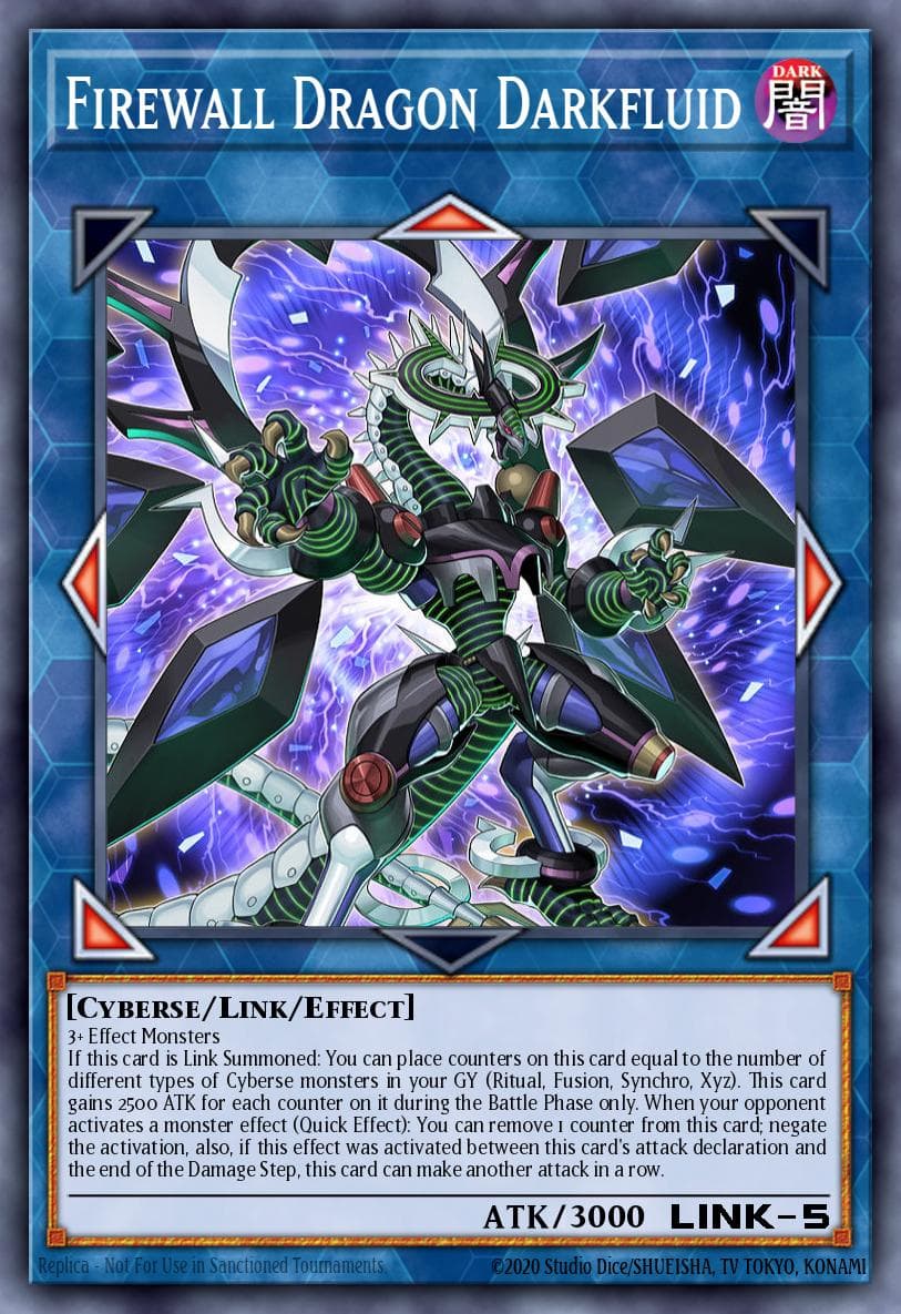 Carte Yu-Gi-Oh! Firewall Dragon Darkfluid #037 — Chaos Impact