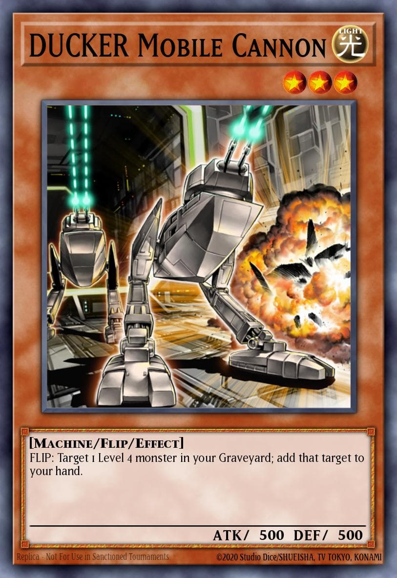 Carte Yu-Gi-Oh! DUCKER Mobile Cannon #200 — Battle Pack: Epic Dawn