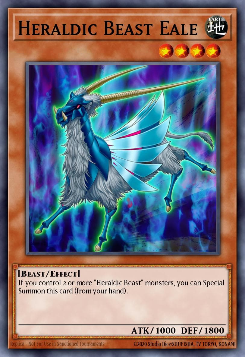 Carte Yu-Gi-Oh! Heraldic Beast Eale #014 — Cosmo Blazer