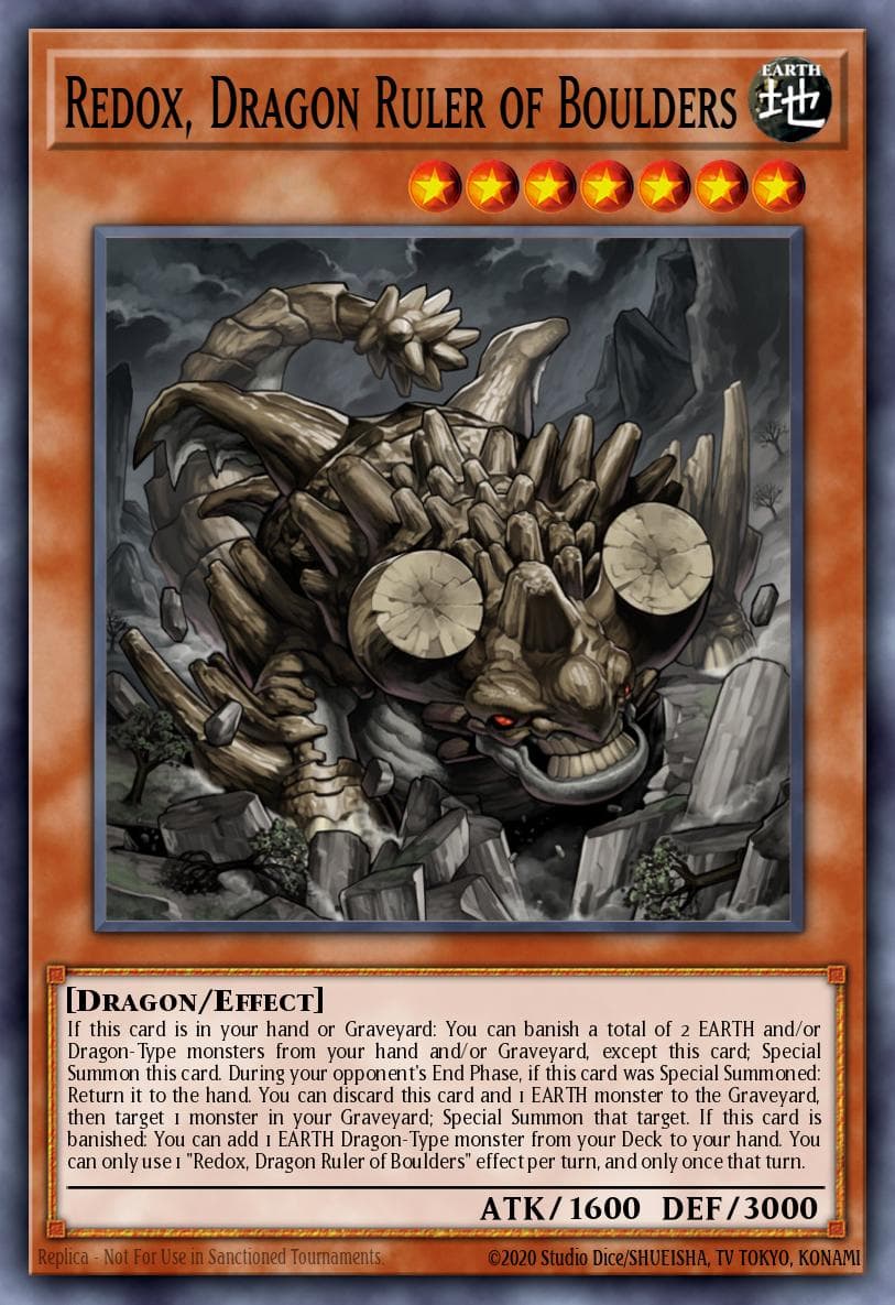 Carte Yu-Gi-Oh! Redox, Dragon Ruler of Boulders #117 — Battles of Legend: Monster Mayhem