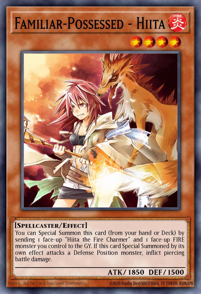 Carte Yu-Gi-Oh! Familiar-Possessed - Hiita #006 — THE CHRONICLES DECK: Spirit Charmers (All-Foil Edition)