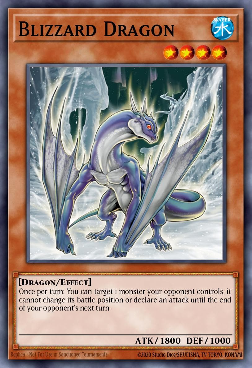 Carte Yu-Gi-Oh! Blizzard Dragon #075 — Battle Pack 2: War of the Giants