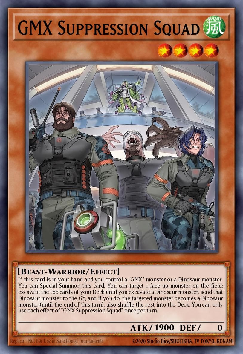 Carte Yu-Gi-Oh! GMX Suppression Squad #091 — Blazing Dominion