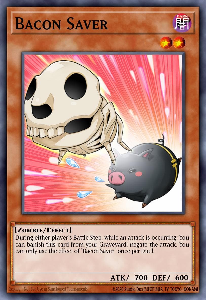 Carte Yu-Gi-Oh! Bacon Saver #003 — Cosmo Blazer