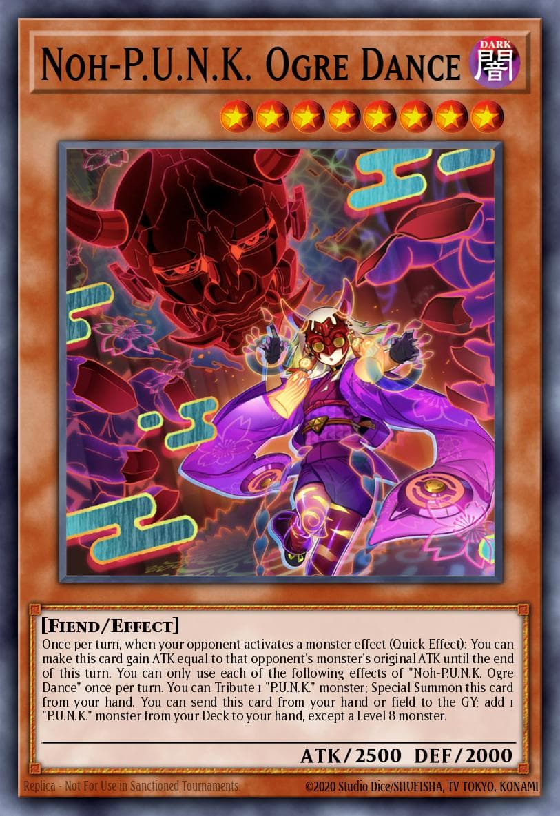 Carte Yu-Gi-Oh! Noh-P.U.N.K. Ogre Dance #064 — Battles of Legend: Monstrous Revenge