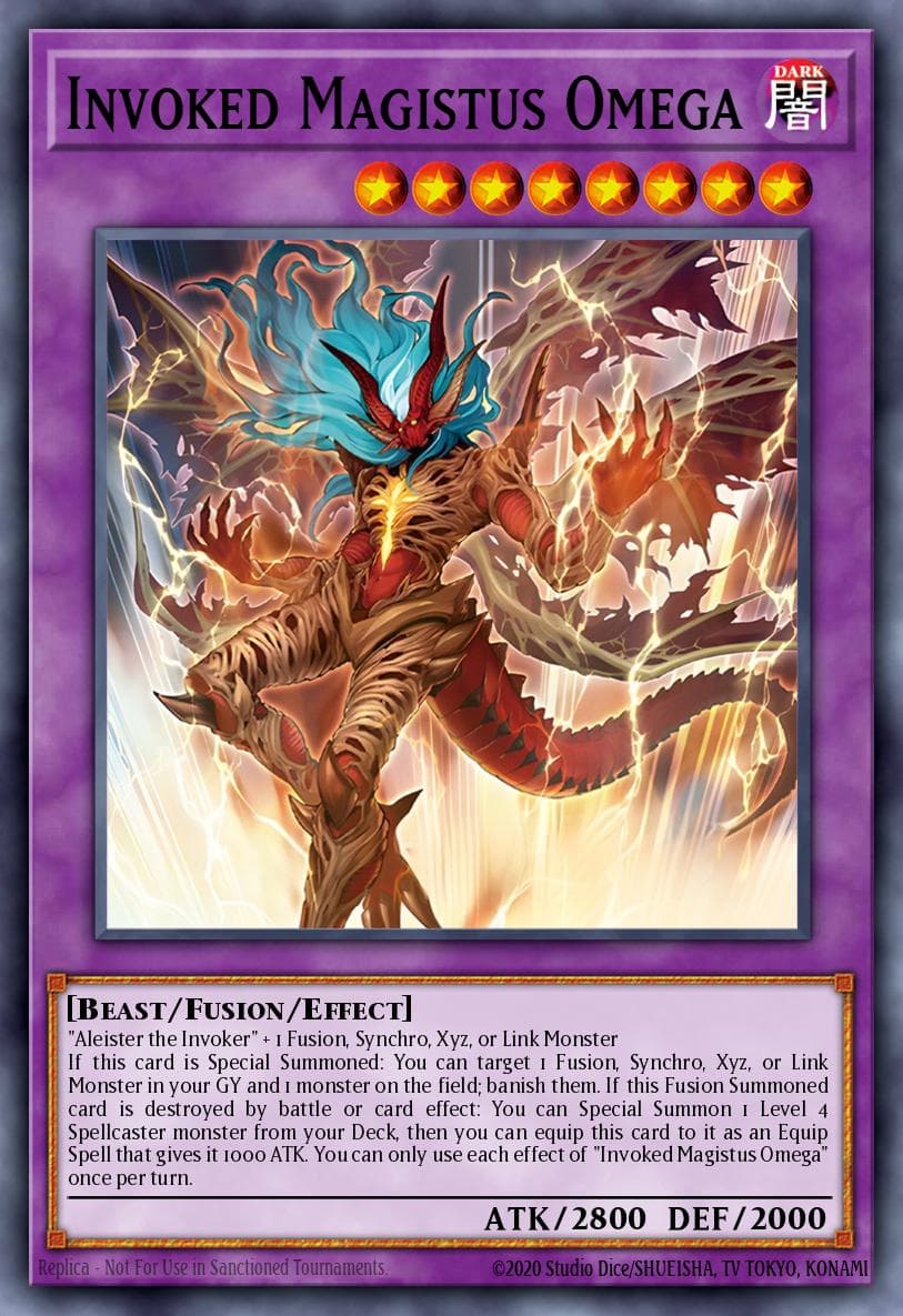 Carte Yu-Gi-Oh! Invoked Magistus Omega #100 — Burst Protocol