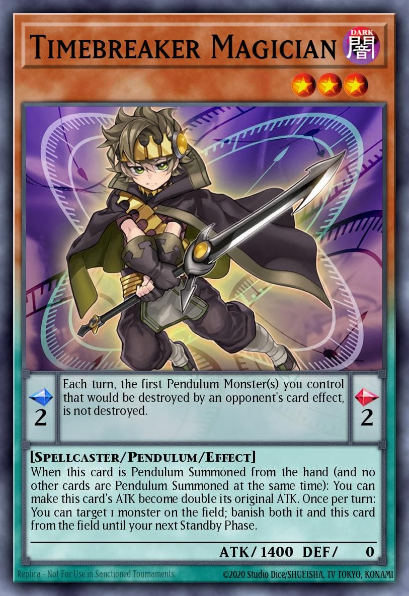 Carte Yu-Gi-Oh! Timebreaker Magician #002 — Breakers of Shadow