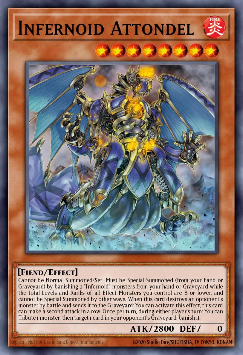 Carte Yu-Gi-Oh! Infernoid Attondel #064 — Battles of Legend: Terminal Revenge