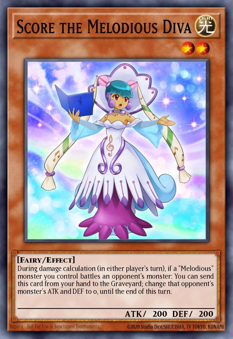 Carte Yu-Gi-Oh! Score the Melodious Diva #013 — Breakers of Shadow