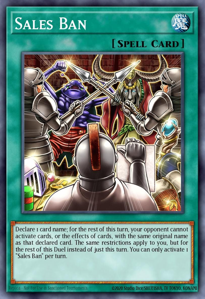 Carte Yu-Gi-Oh! Sales Ban #063 — Battle of Chaos