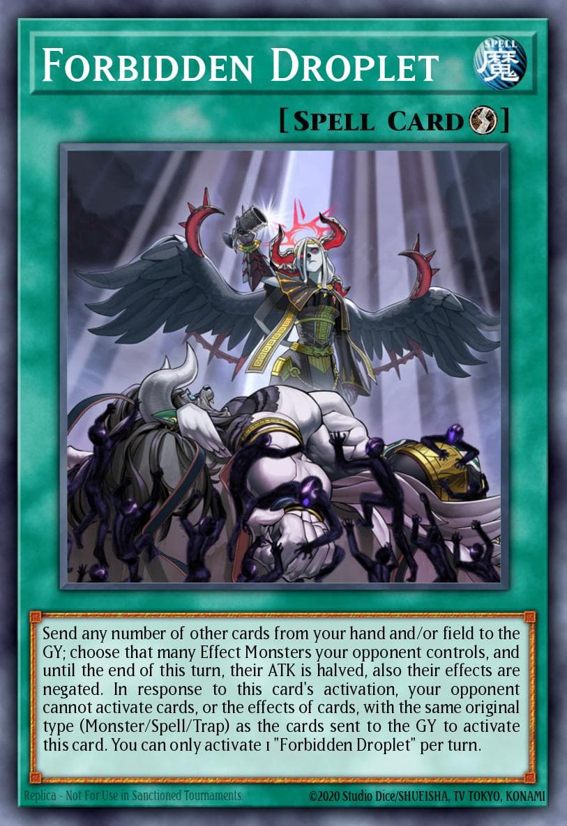 Carte Yu-Gi-Oh! Forbidden Droplet #171 — Battles of Legend: Monster Mayhem