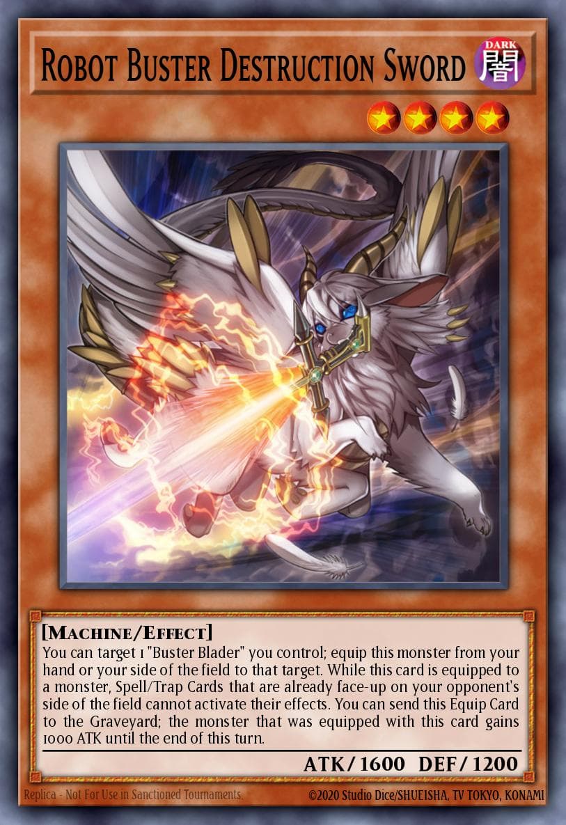 Carte Yu-Gi-Oh! Robot Buster Destruction Sword #022 — Breakers of Shadow