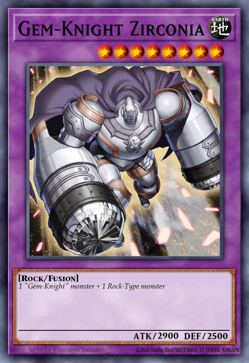 Carte Yu-Gi-Oh! Gem-Knight Zirconia #142 — Battles of Legend: Monster Mayhem