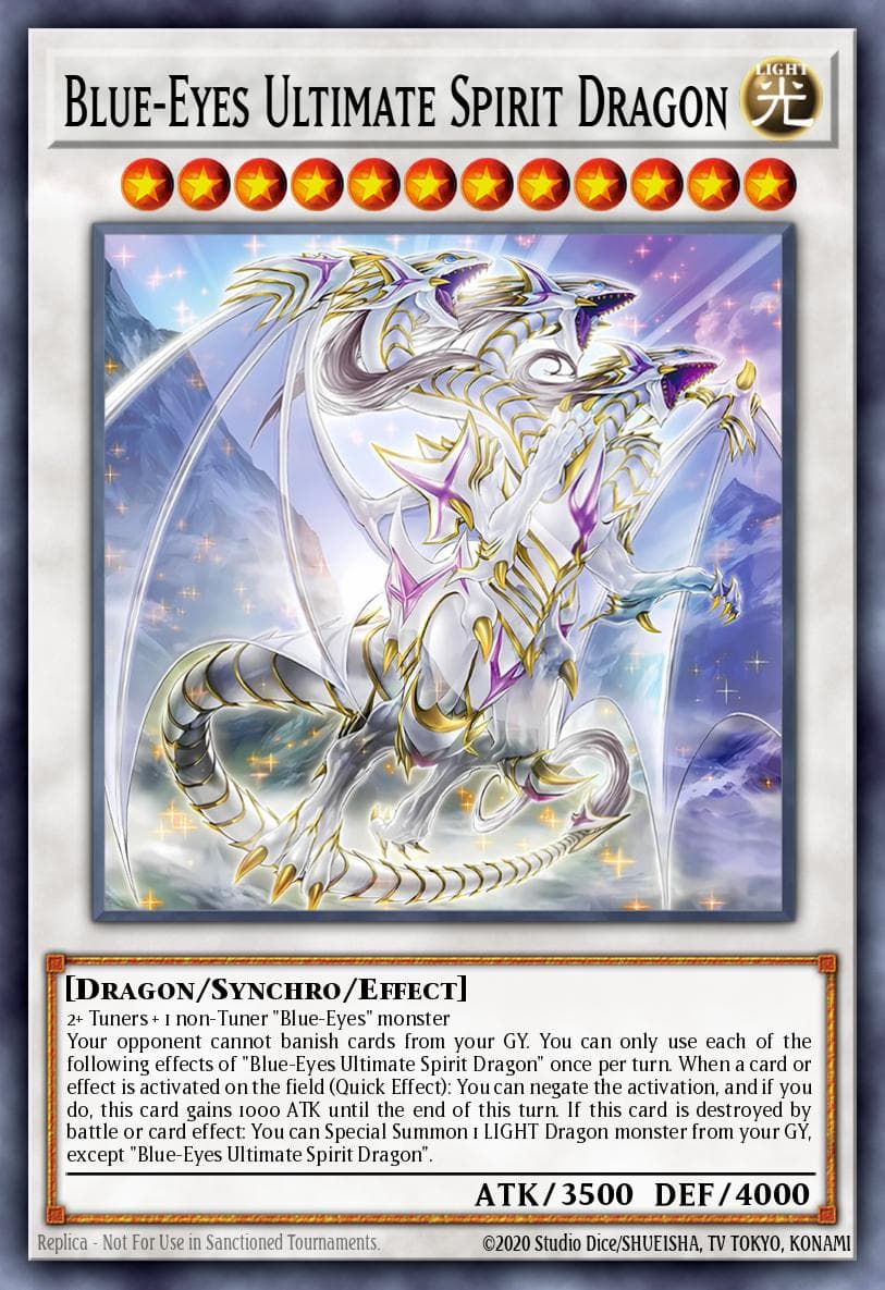 Carte Yu-Gi-Oh! Blue-Eyes Ultimate Spirit Dragon #020 — Limited Pack World Championship 2025