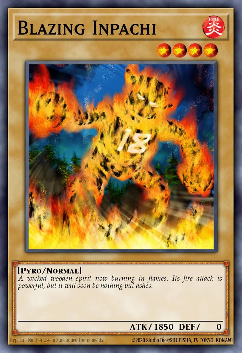 Carte Yu-Gi-Oh! Blazing Inpachi #002 — Starter Deck: Duelist Toolbox