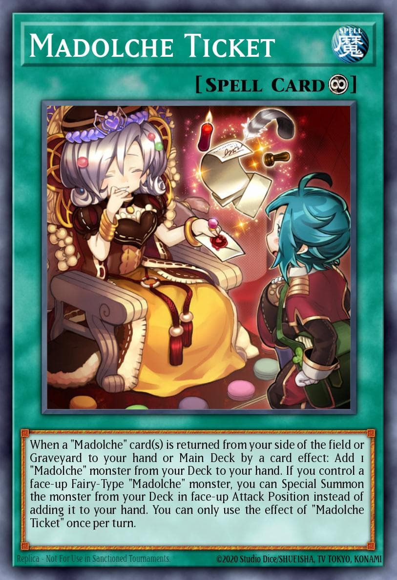 Carte Yu-Gi-Oh! Madolche Ticket #061 — Abyss Rising