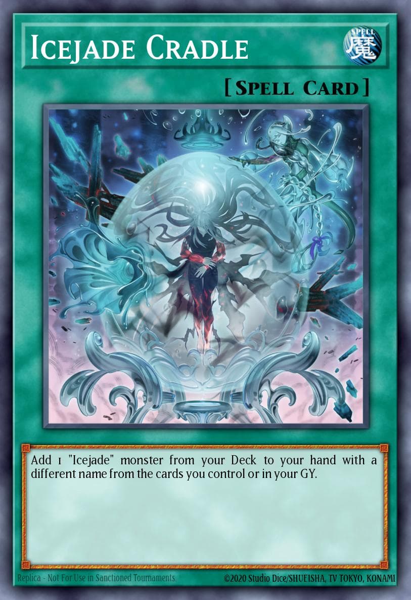 Carte Yu-Gi-Oh! Icejade Cradle #056 — Burst of Destiny