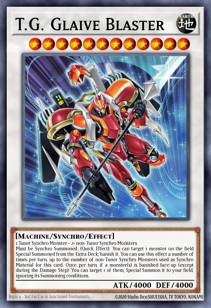 Carte Yu-Gi-Oh! T.G. Glaive Blaster #036 — Age of Overlord