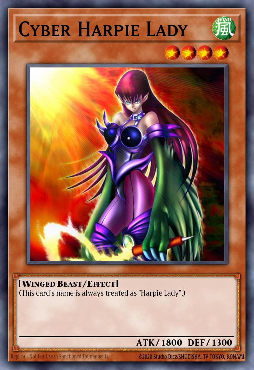 Carte Yu-Gi-Oh! Cyber Harpie Lady #012 — Battle Pack Tournament Prize Cards