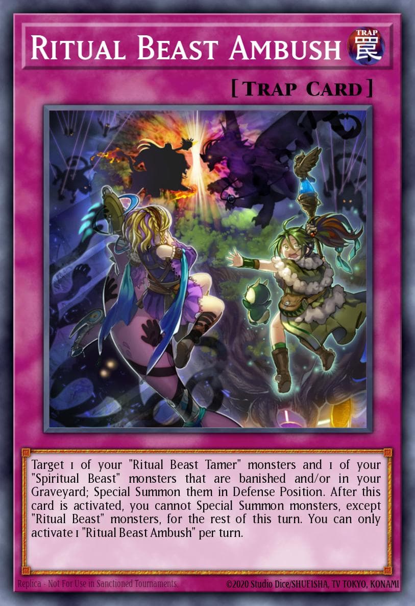 Carte Yu-Gi-Oh! Ritual Beast Ambush #106 — Battles of Legend: Terminal Revenge