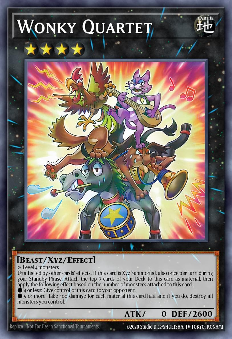 Carte Yu-Gi-Oh! Wonky Quartet #040 — Battles of Legend: Terminal Revenge