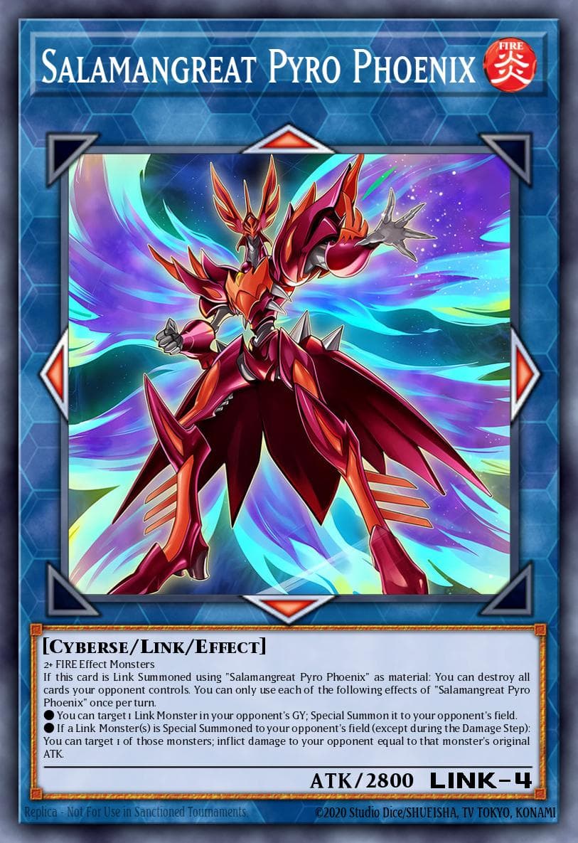 Carte Yu-Gi-Oh! Salamangreat Pyro Phoenix #039 — Chaos Impact