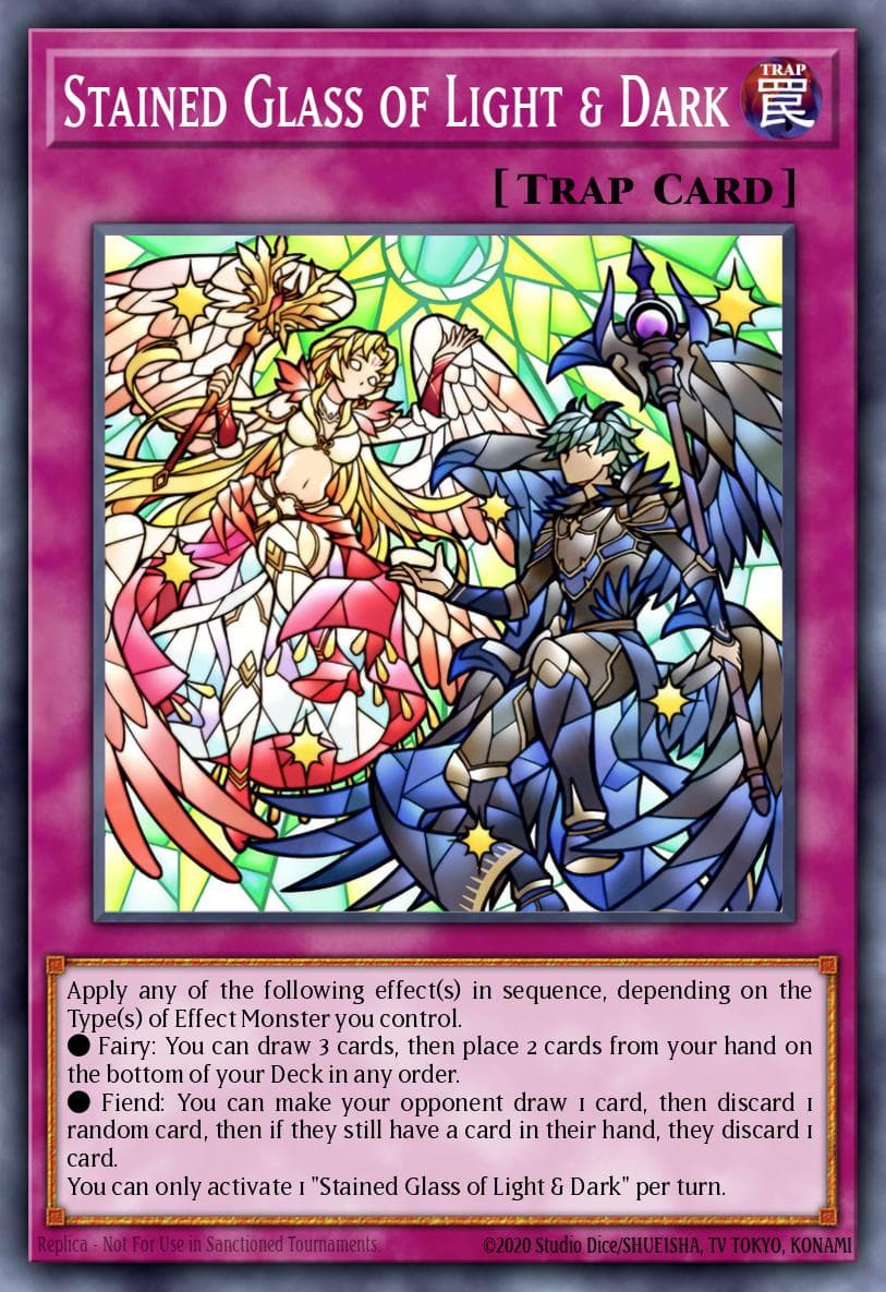 Carte Yu-Gi-Oh! Stained Glass of Light & Dark #078 — Burst of Destiny