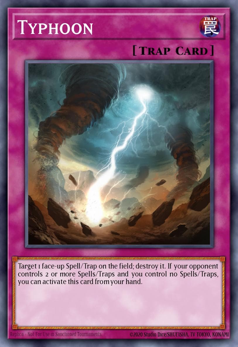 Carte Yu-Gi-Oh! Typhoon #235 — Battle Pack 3: Monster League