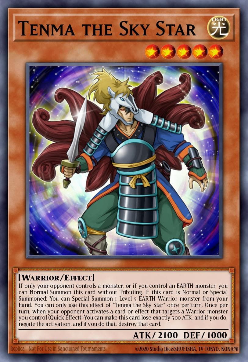 Carte Yu-Gi-Oh! Tenma the Sky Star #037 — Battles of Legend: Relentless Revenge