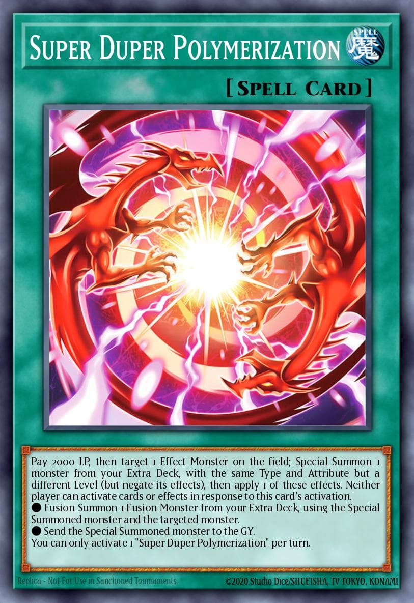 Carte Yu-Gi-Oh! Super Duper Polymerization #069 — Blazing Dominion