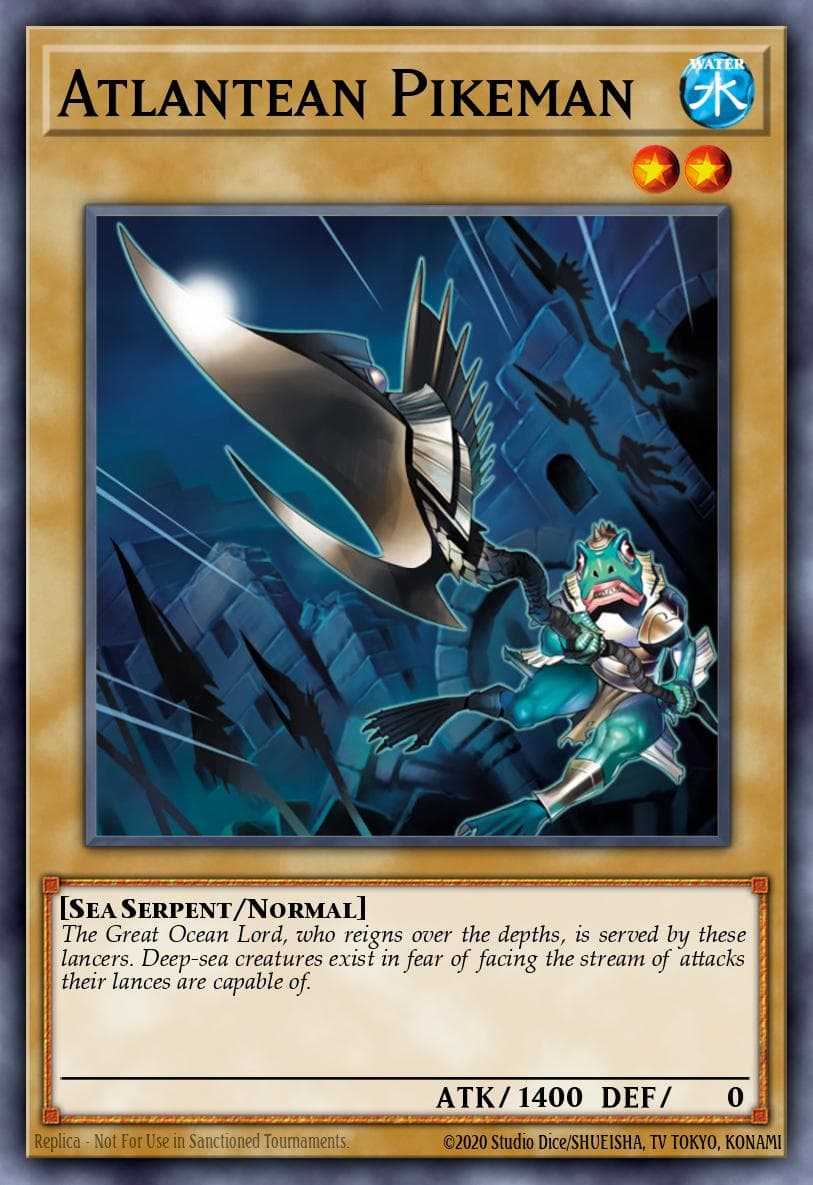Carte Yu-Gi-Oh! Atlantean Pikeman #009 — Starter Deck: Yu-Gi-Oh! 5D's
