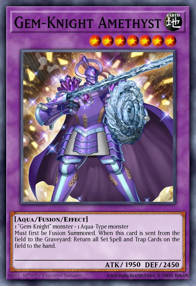 Carte Yu-Gi-Oh! Gem-Knight Amethyst #141 — Battles of Legend: Monster Mayhem