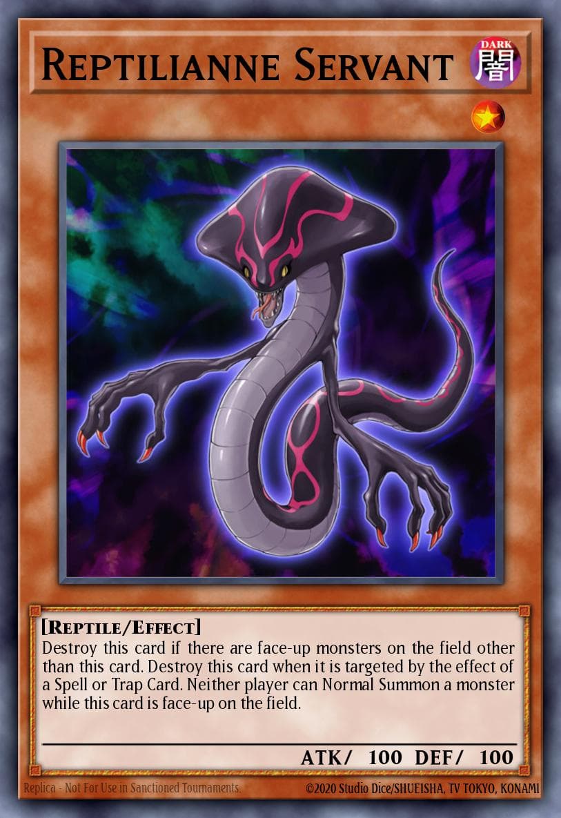 Carte Yu-Gi-Oh! Reptilianne Servant #015 — Absolute Powerforce