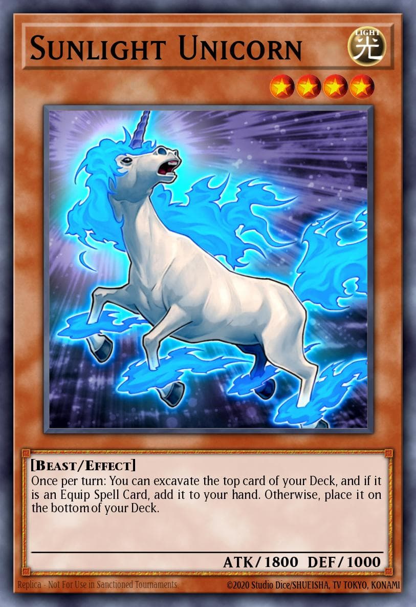 Carte Yu-Gi-Oh! Sunlight Unicorn #003 — Ancient Prophecy
