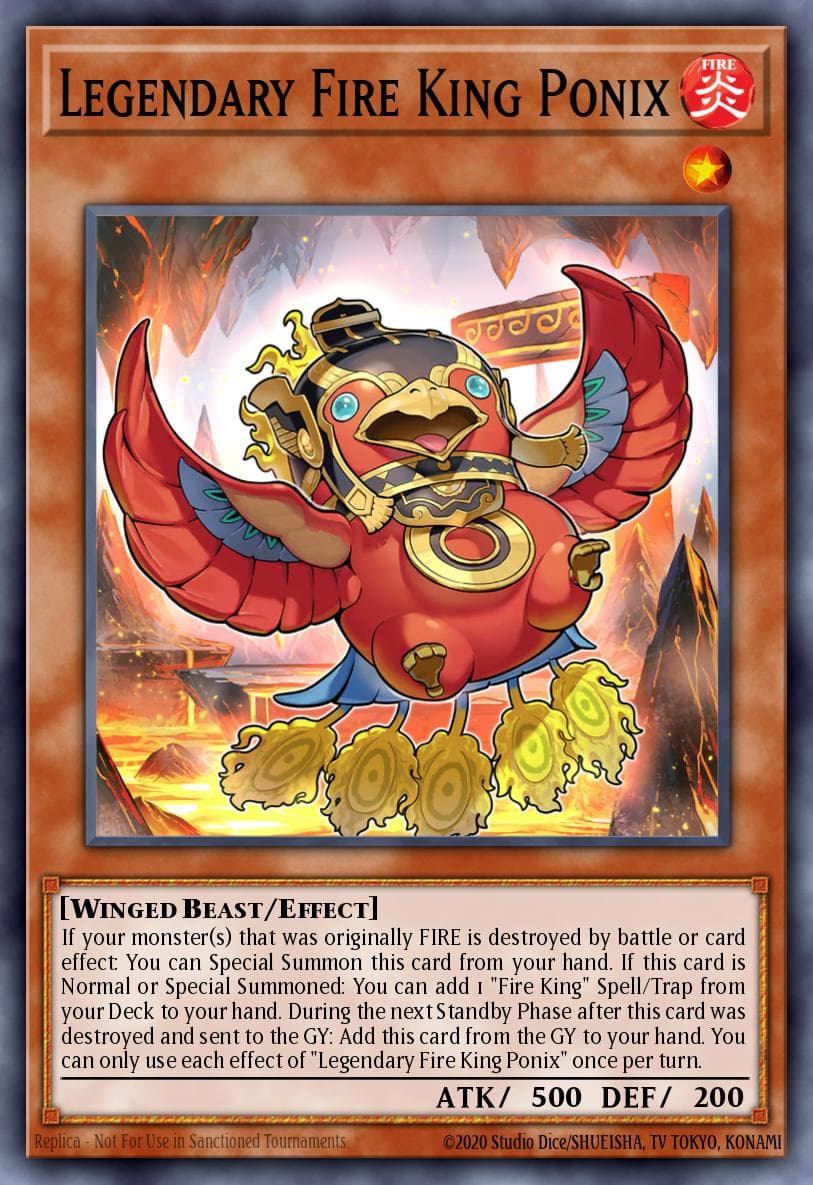 Carte Yu-Gi-Oh! Legendary Fire King Ponix #004 — Limited Pack World Championship 2025