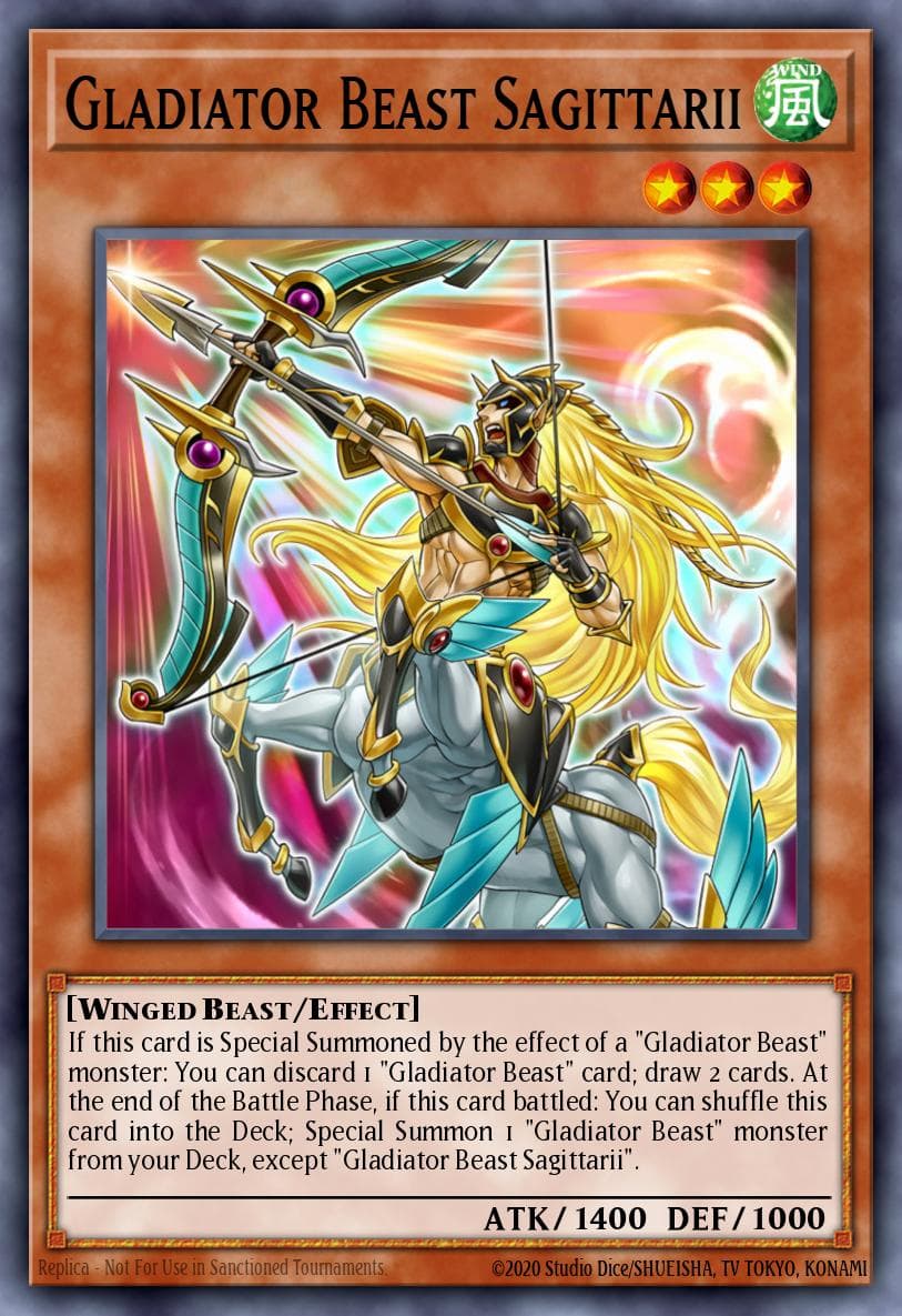 Carte Yu-Gi-Oh! Gladiator Beast Sagittarii #011 — Chaos Impact