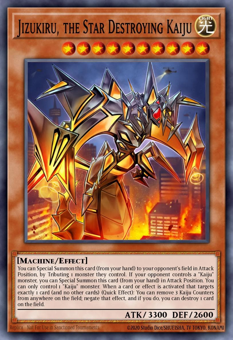 Carte Yu-Gi-Oh! Jizukiru, the Star Destroying Kaiju #036 — Battles of Legend: Chapter 1