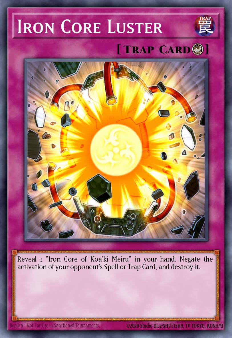 Carte Yu-Gi-Oh! Iron Core Luster #074 — Ancient Prophecy