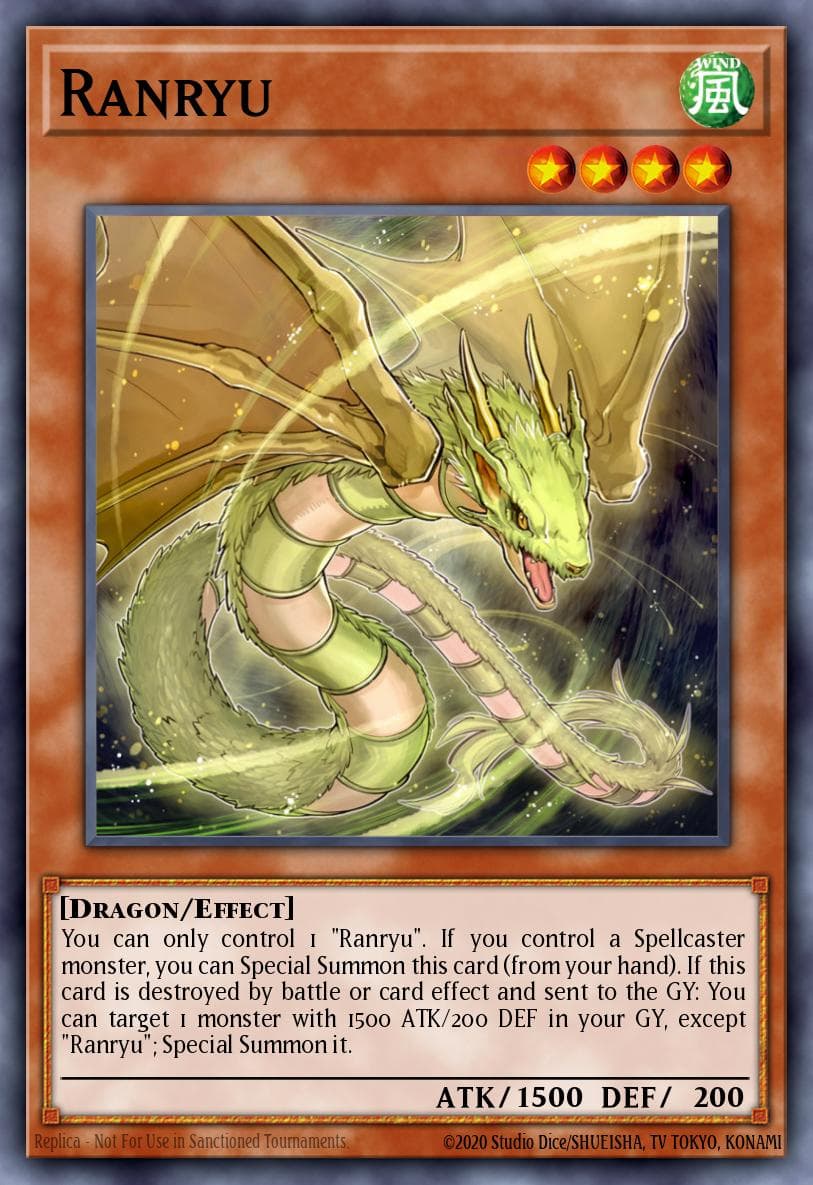 Carte Yu-Gi-Oh! Ranryu #015 — THE CHRONICLES DECK: Spirit Charmers (All-Foil Edition)