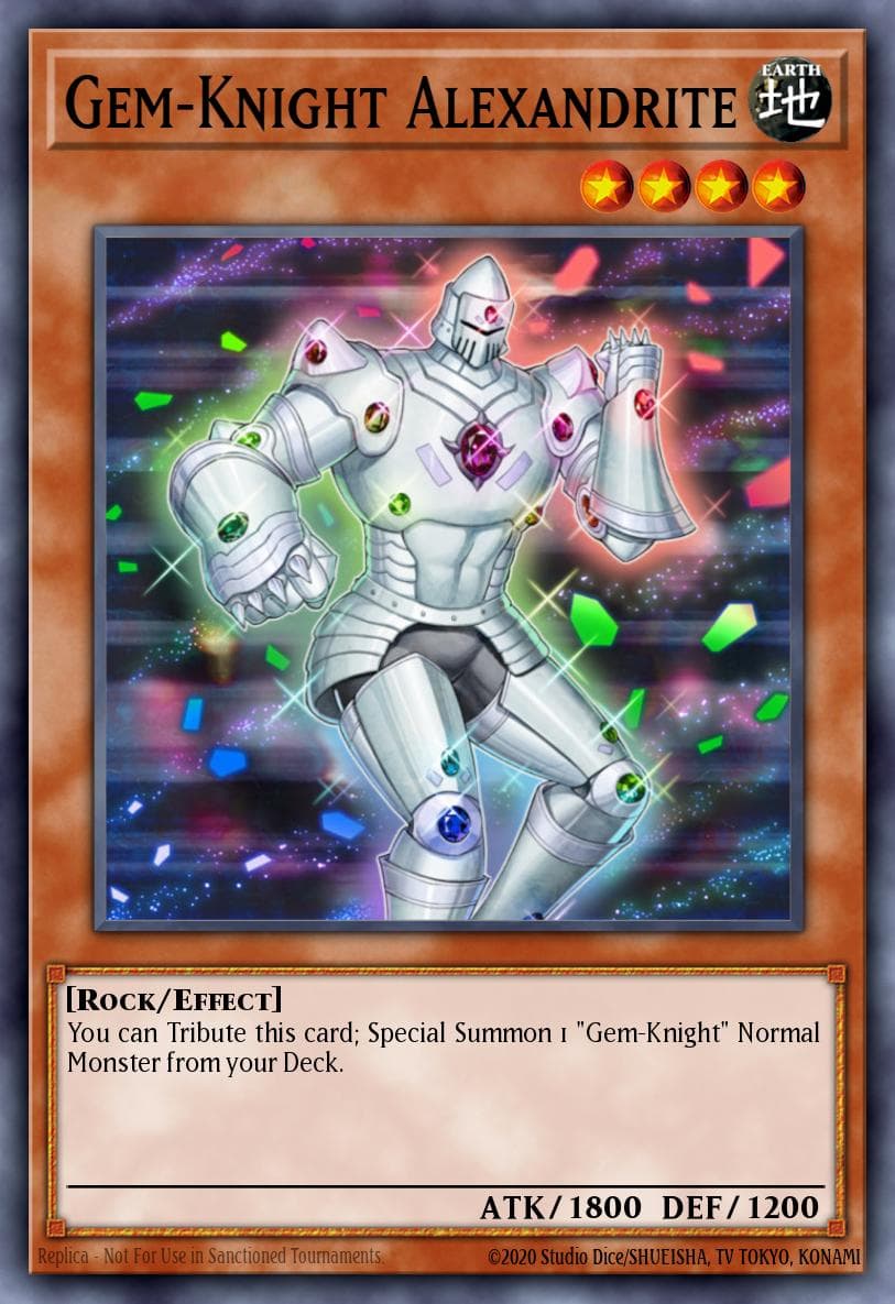 Carte Yu-Gi-Oh! Gem-Knight Alexandrite #107 — Battles of Legend: Monster Mayhem