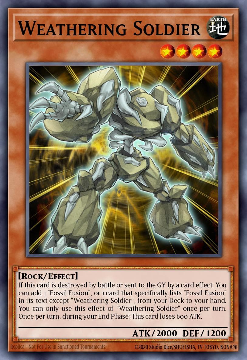 Carte Yu-Gi-Oh! Weathering Soldier #005 — Battles of Legend: Armageddon