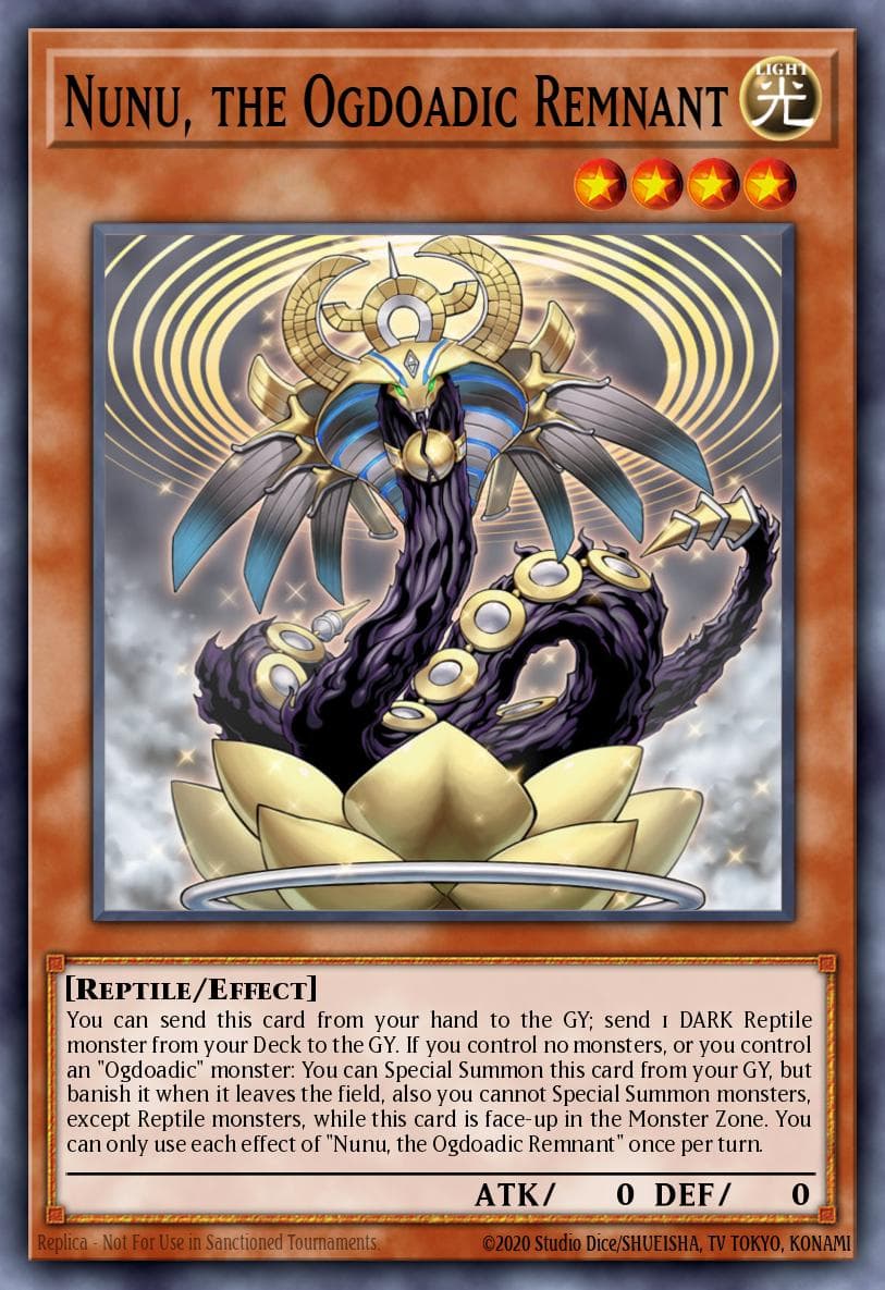 Carte Yu-Gi-Oh! Nunu, the Ogdoadic Remnant #001 — Ancient Guardians