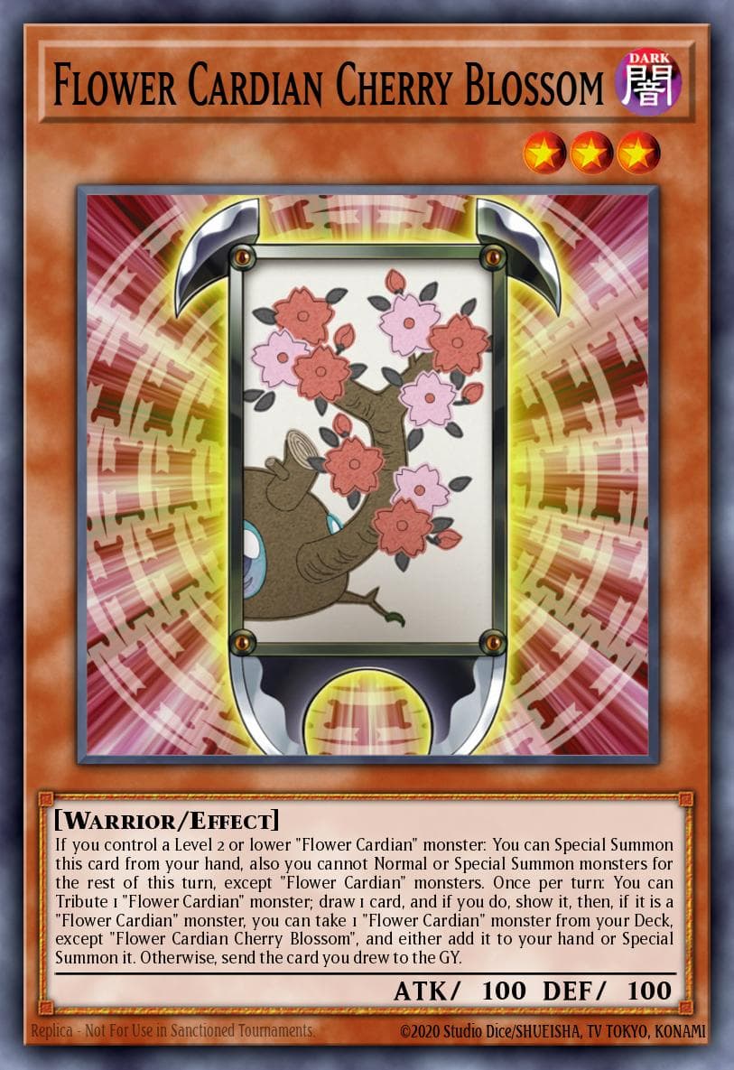 Carte Yu-Gi-Oh! Flower Cardian Cherry Blossom #029 — Battles of Legend: Armageddon