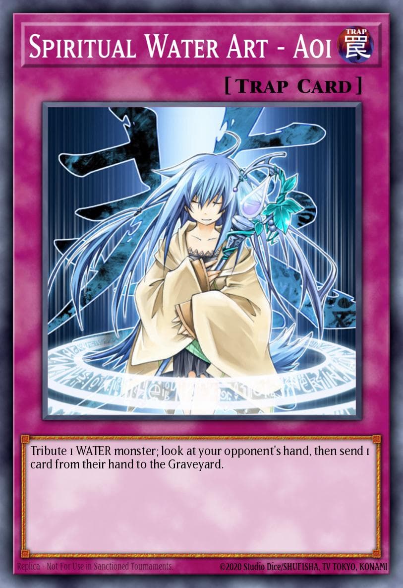 Carte Yu-Gi-Oh! Spiritual Water Art - Aoi #012 — Astral Pack Two